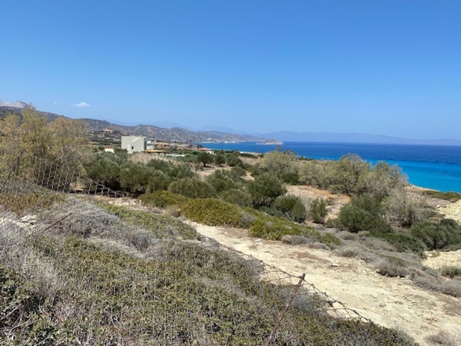 Seaside building plot for sale in Mochlos 