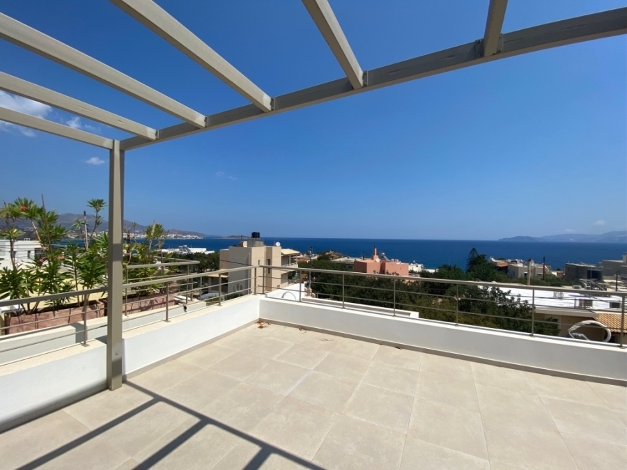 A newly built maisonette with pool and sea view for sale in Ammoudara 